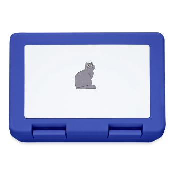 Cadeaux British Shorthair - Boîte à goûter - bleu royal - Devant
