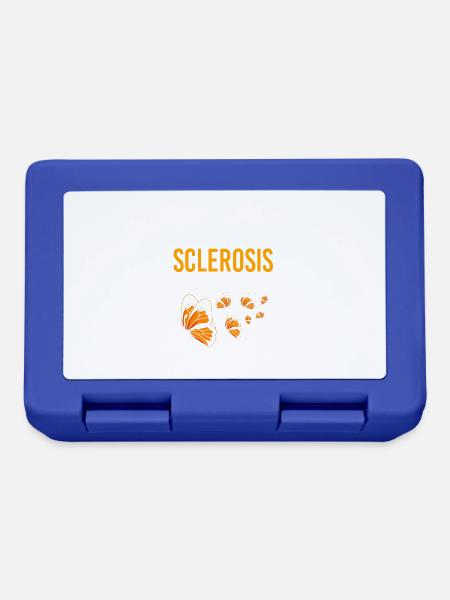 Multiple Sklerose MS - Brotdose - Royalblau