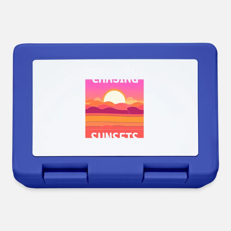 SUNSET DESIGN - Brotdose - Royalblau