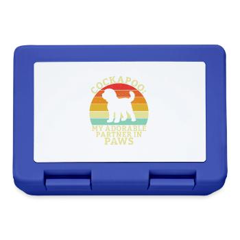 Cockapoo Gifts - Brotdose - Royalblau - Vorne