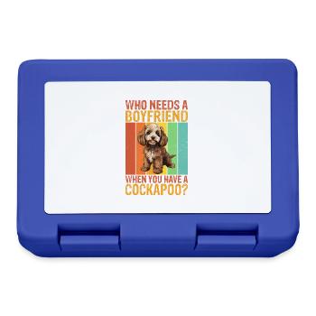 Cockapoo Gifts - Brotdose - Royalblau - Vorne