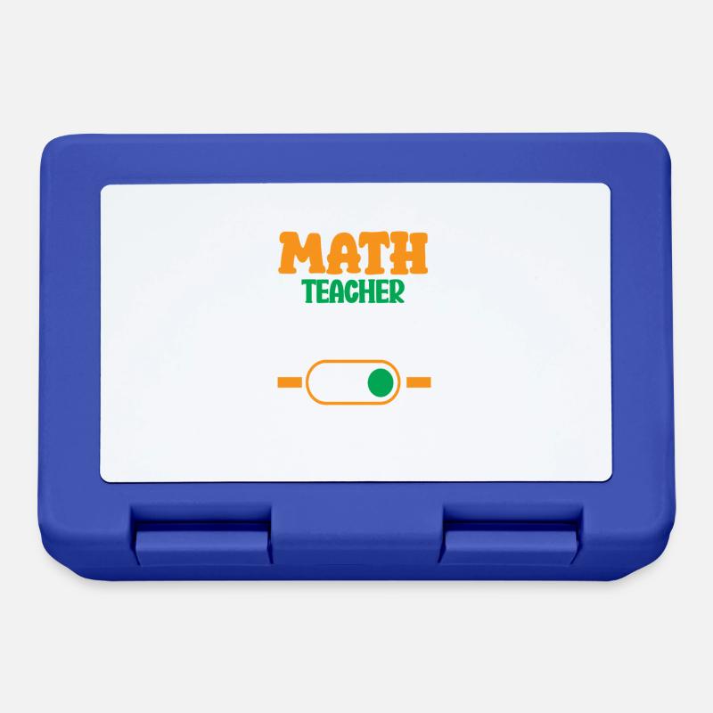 Mathe Lehrer Mathematik Geschenk - Brotdose - Royalblau