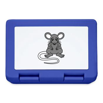 Mouse looks angry angry frustrated angry aggressive - Lunchbox - royal blue - Front