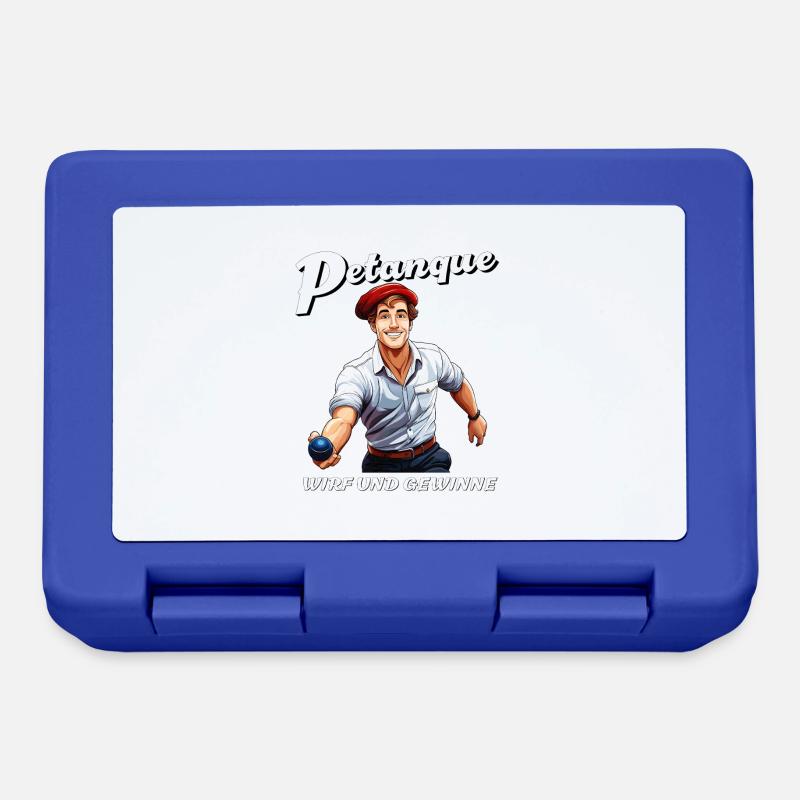 PÉTANQUE LANCE ET GAGNE - Boîte à goûter - bleu royal