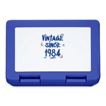 Vintage Since 1984 Hip-Hop Graffiti Glitch 41st - Boîte à goûter - bleu royal - Devant