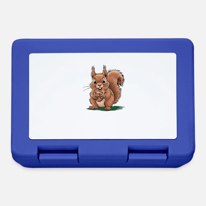 ADHD? Oh look, a squirrel! - Lunchbox - royal blue