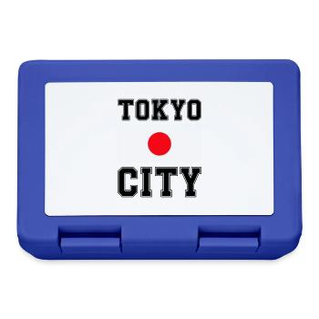 Tokyo City, Japan - Lunchbox - royal blue - Front