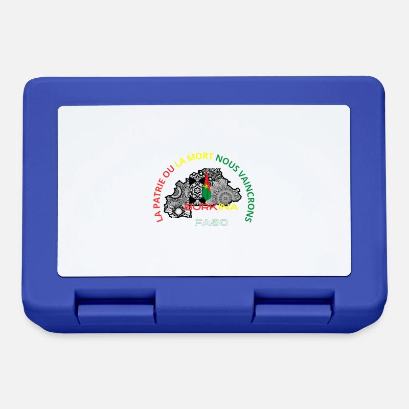 burkina - Boîte à goûter - bleu royal