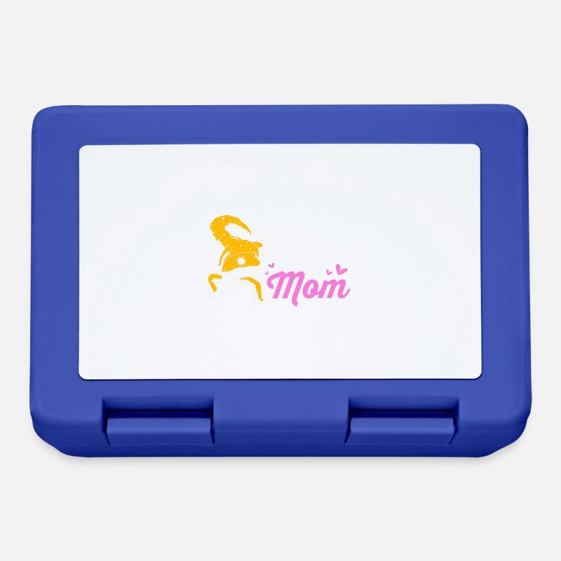 Leopard Gecko - Lunchbox - royal blue