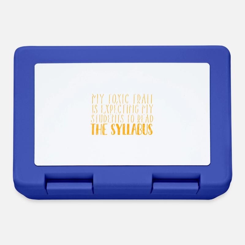 Expecting My Students To Read The Syllabus 4 - Brotdose - Royalblau