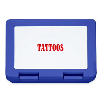 Ne t’inquiète pas mes tatouages ne t’aiment pas non plus 4 - Boîte à goûter - bleu royal - Devant