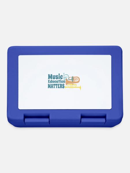 Music Education Matters Music Teacher - Brotdose - Royalblau