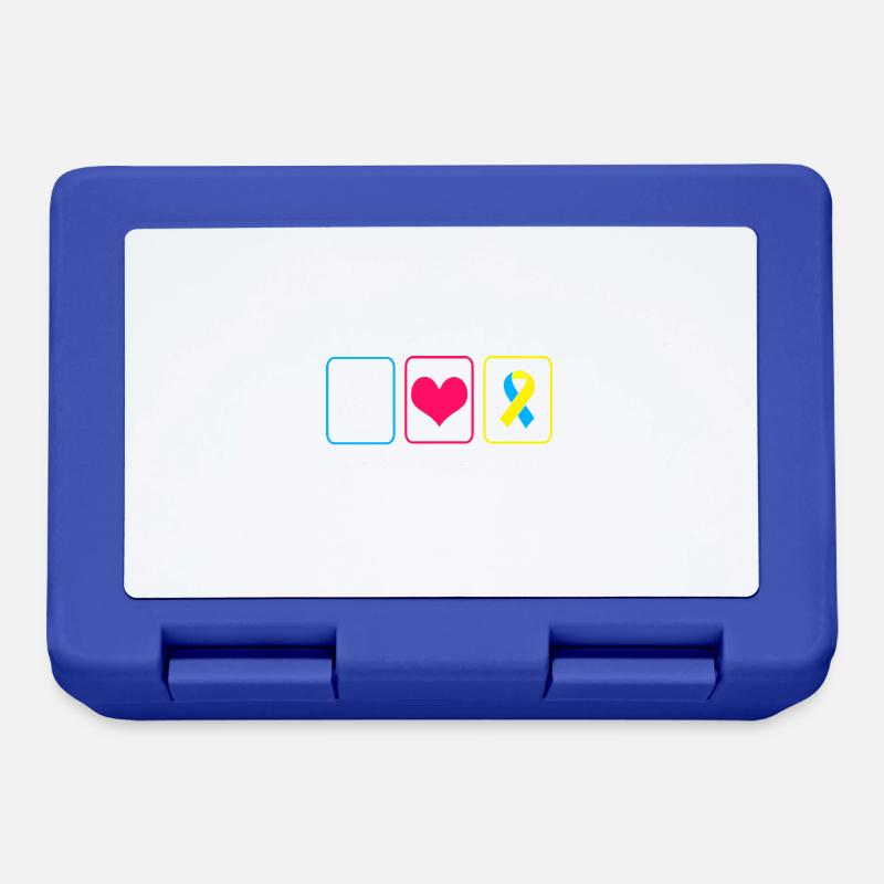 Down syndrome - Lunchbox - royal blue