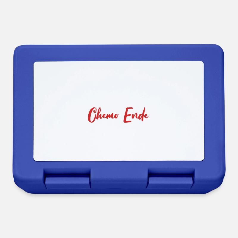 Chemo Krebstherapie Krebs Geschenk - Brotdose - Royalblau