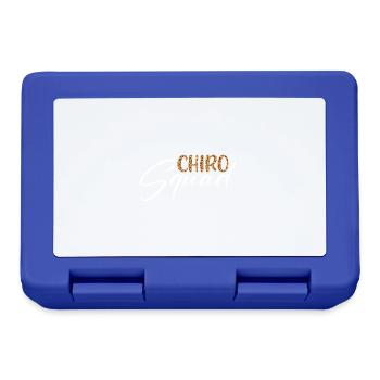 Chiro Squad - Chiropractor Chiropractic Assistant - Brotdose - Royalblau - Vorne