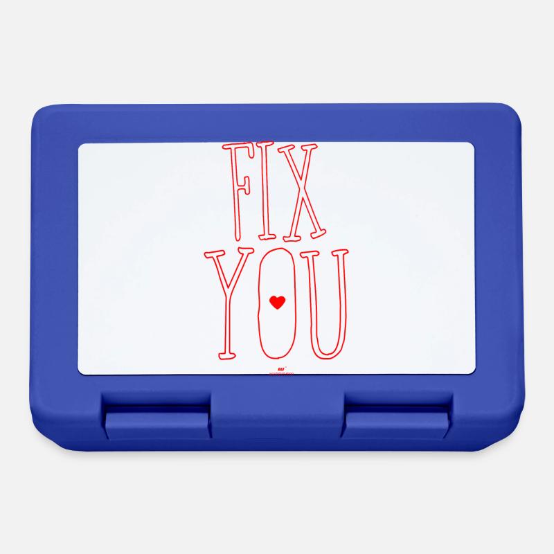 Fix you - Brotdose - Royalblau
