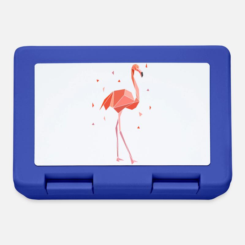 Flamingo - Brotdose - Royalblau