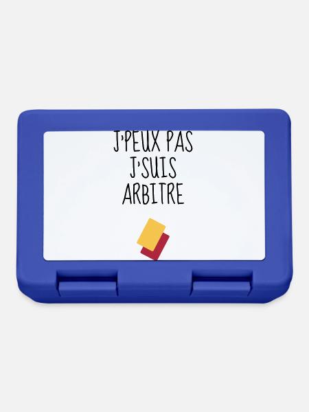 Arbitre / Arbitrage / Sport / Sifflet - Boîte à goûter - bleu royal