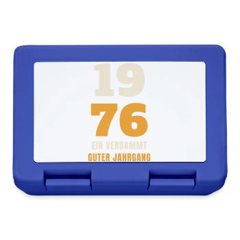 1976 Ein verdammt guter Jahrgang 50. Geburtstag - Brotdose - Royalblau - Vorne