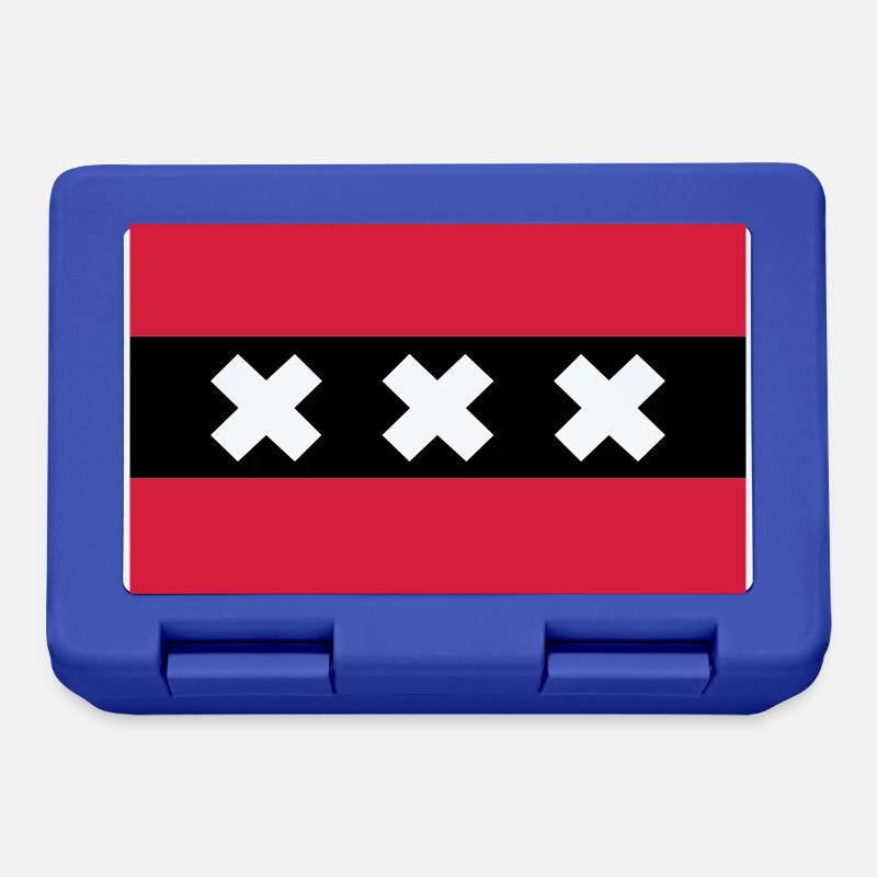 Amsterdam Flag - Lunchbox - royal blue