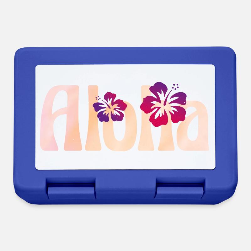 Aloha - Boîte à goûter - bleu royal
