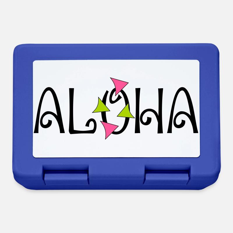 ALOHA - Brotdose - Royalblau