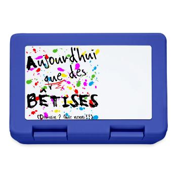 Révélation 4 - Boîte à goûter - bleu royal - Devant
