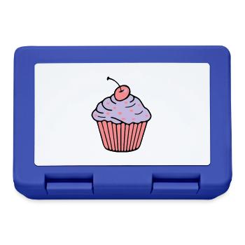 Cupcake - Lunchbox - royal blue - Front