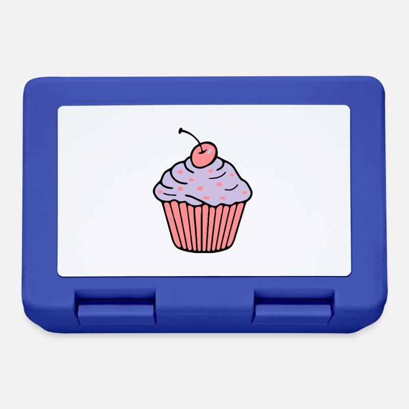 Cupcake - Lunchbox - royal blue