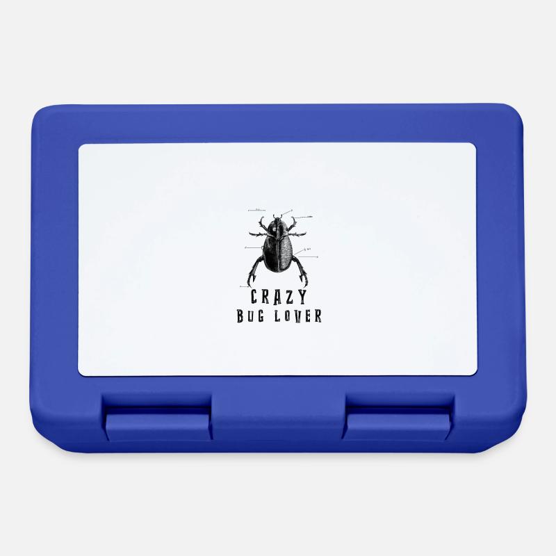 Crazy Bug Lover - Boîte à goûter - bleu royal