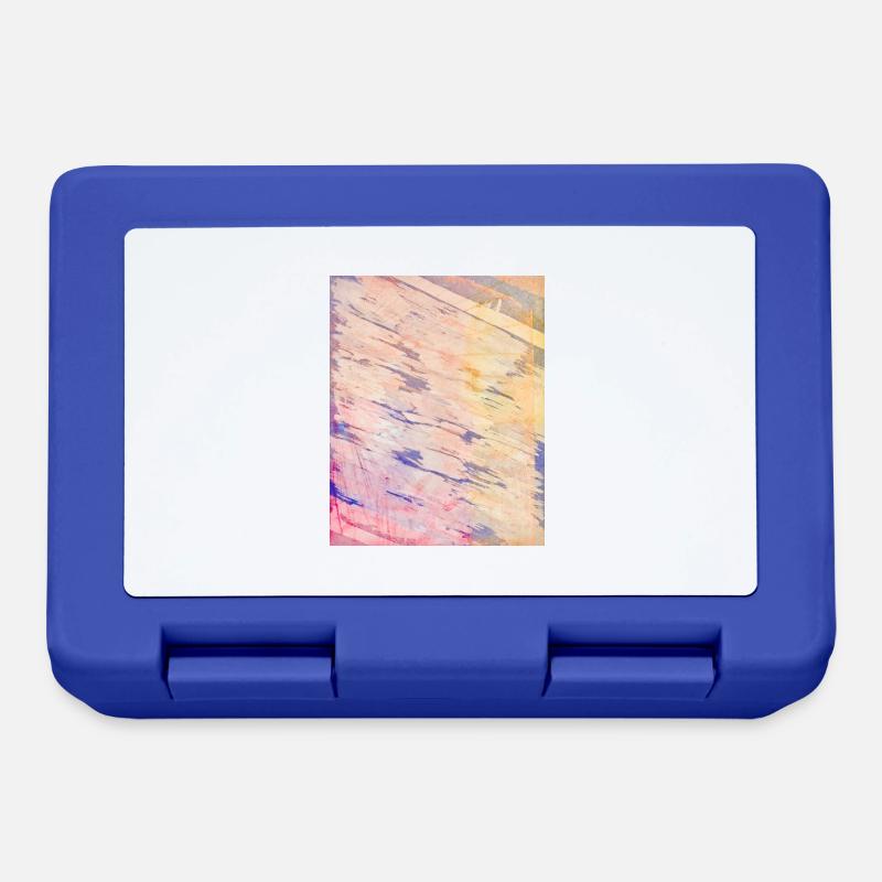 Art abstrait - Boîte à goûter - bleu royal