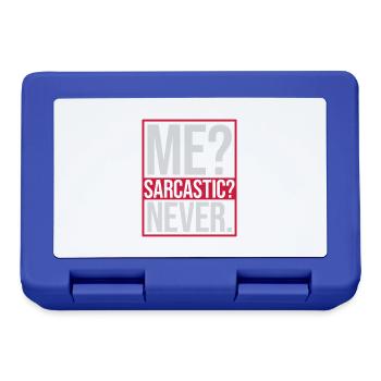me sarcastic never quote - Lunchbox - royal blue - Front