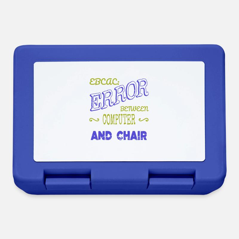 don informatique doigts d’humour éthique - Boîte à goûter - bleu royal