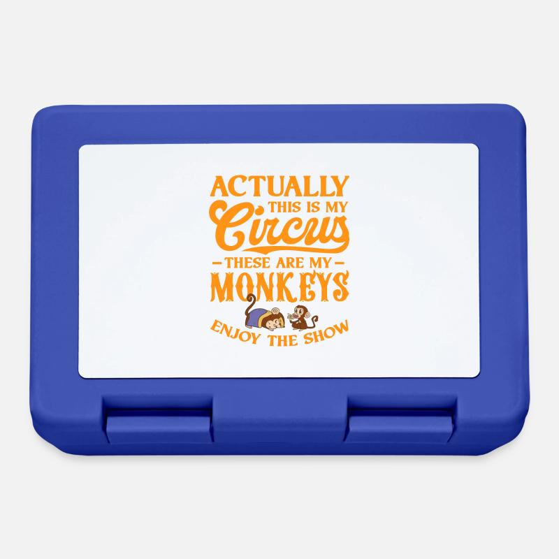 Actually This Is My Circus – Monkey Lover Circus - Brotdose - Royalblau