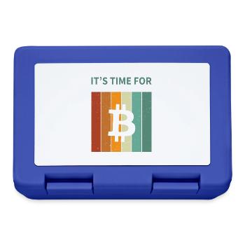 Bitcoin - Boîte à goûter - bleu royal - Devant