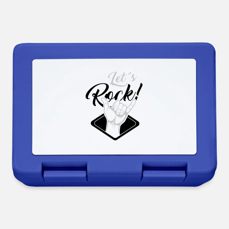 Let's Rock - Boîte à goûter - bleu royal
