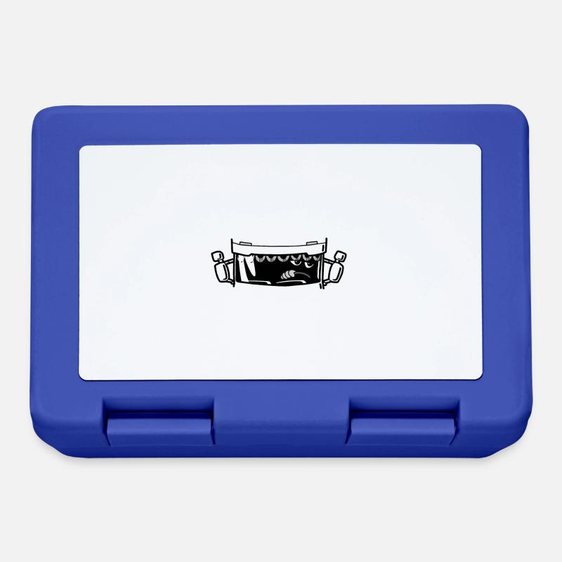 1266 administrative function white letters - Lunchbox - royal blue