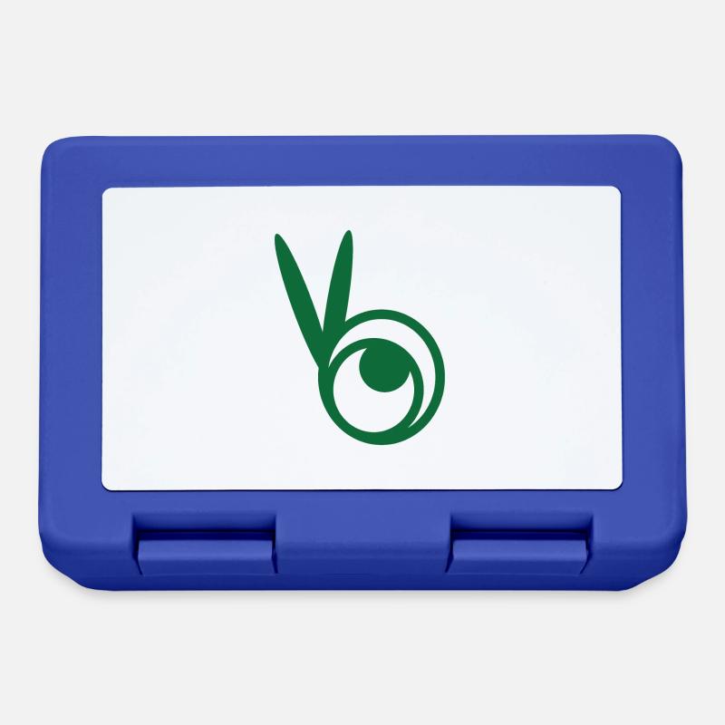 Cute Snail - Lunchbox - royal blue