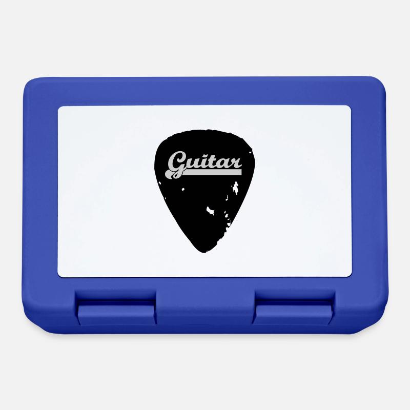 guitar - Brotdose - Royalblau