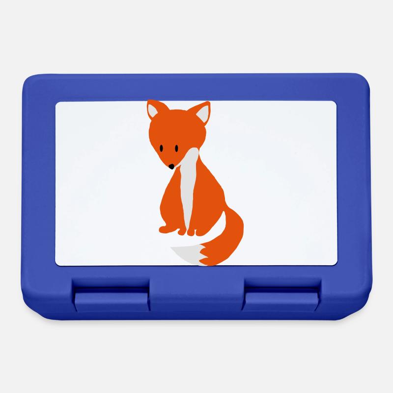 Fuchs - Brotdose - Royalblau