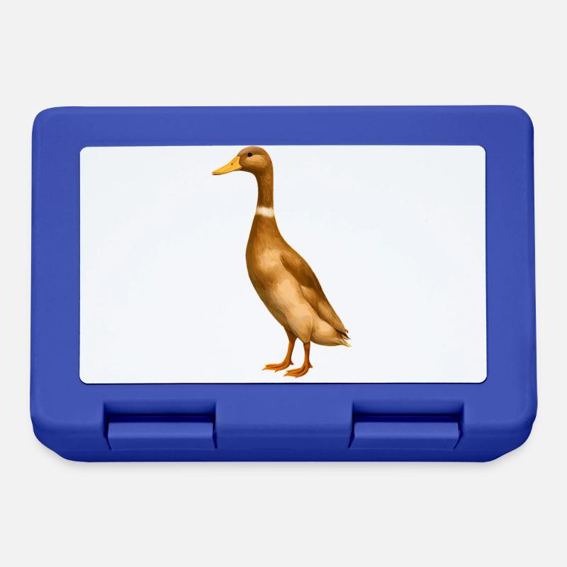 Runner Duck Runner Élevage de canards Runner Duck Breeder - Boîte à goûter - bleu royal