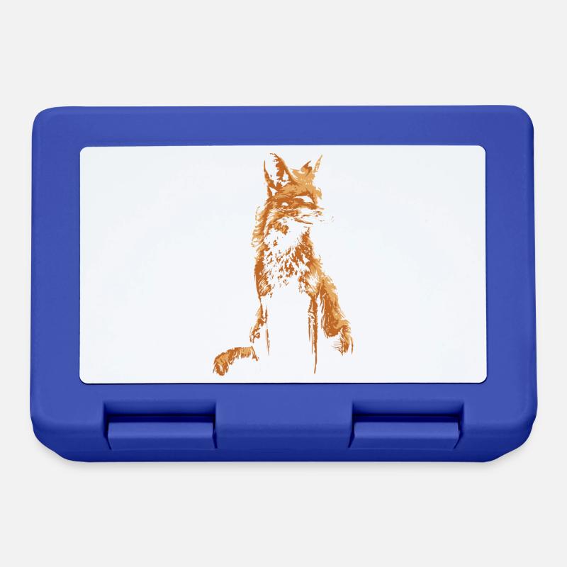 Fuchs - Brotdose - Royalblau