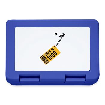 Birthday - Born in 1999 - Lunchbox - royal blue - Front