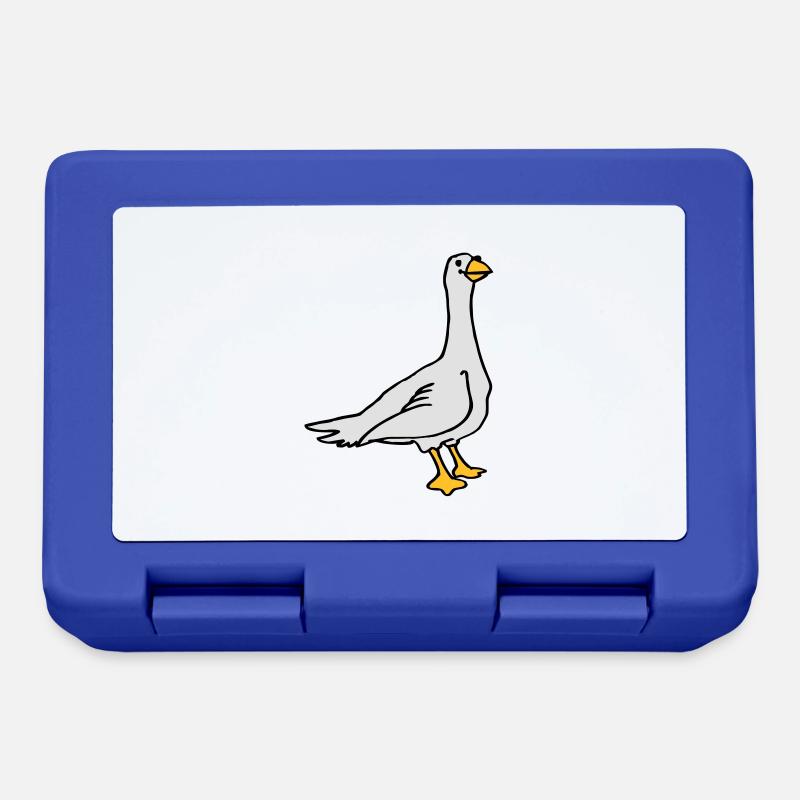 Gans - Brotdose - Royalblau