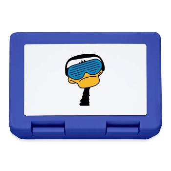 dj_duck - Boîte à goûter - bleu royal - Devant