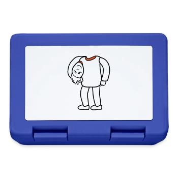 Head under the arm - Lunchbox - royal blue - Front