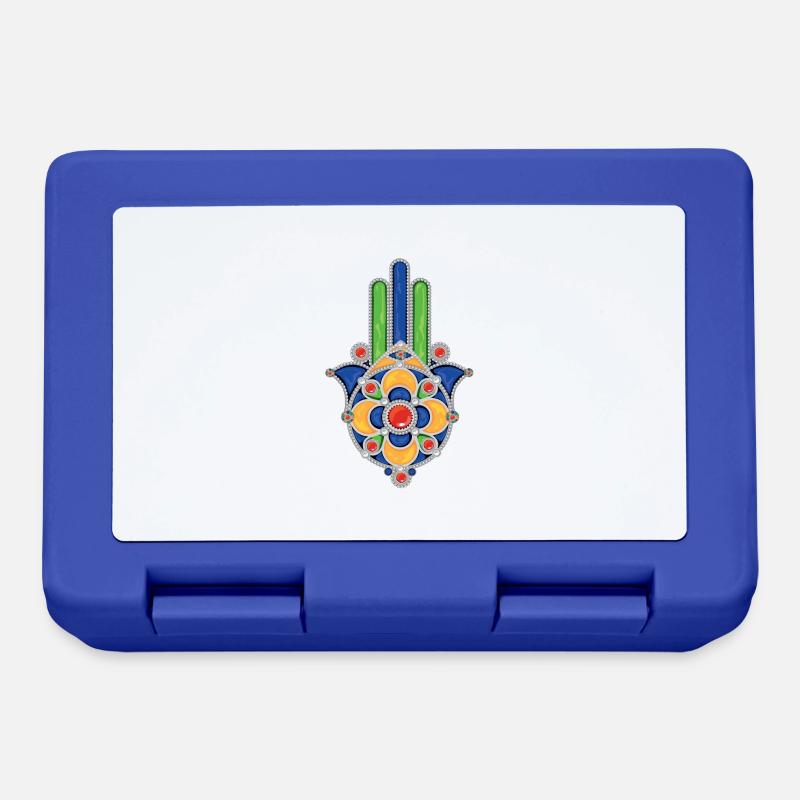 khamssa kabyle schmuck - Brotdose - Royalblau