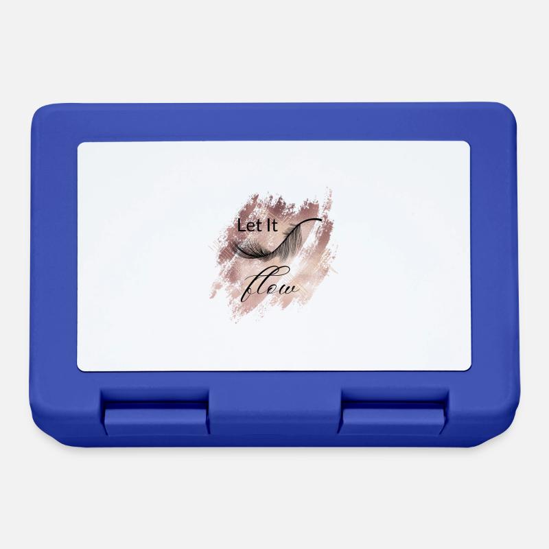 Let It Flow - Lunchbox - royal blue