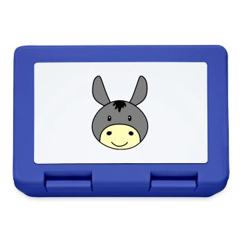Cute donkey - Brotdose - Royalblau - Vorne