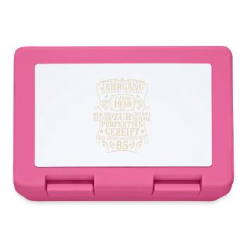 Geburtstagsgeschenk Geboren 1938 85 Jahre - Brotdose - Pink - Vorne
